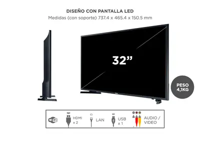 Smart TV Samsung 32* HD T4300